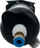The drain valve can be removed from the outside.